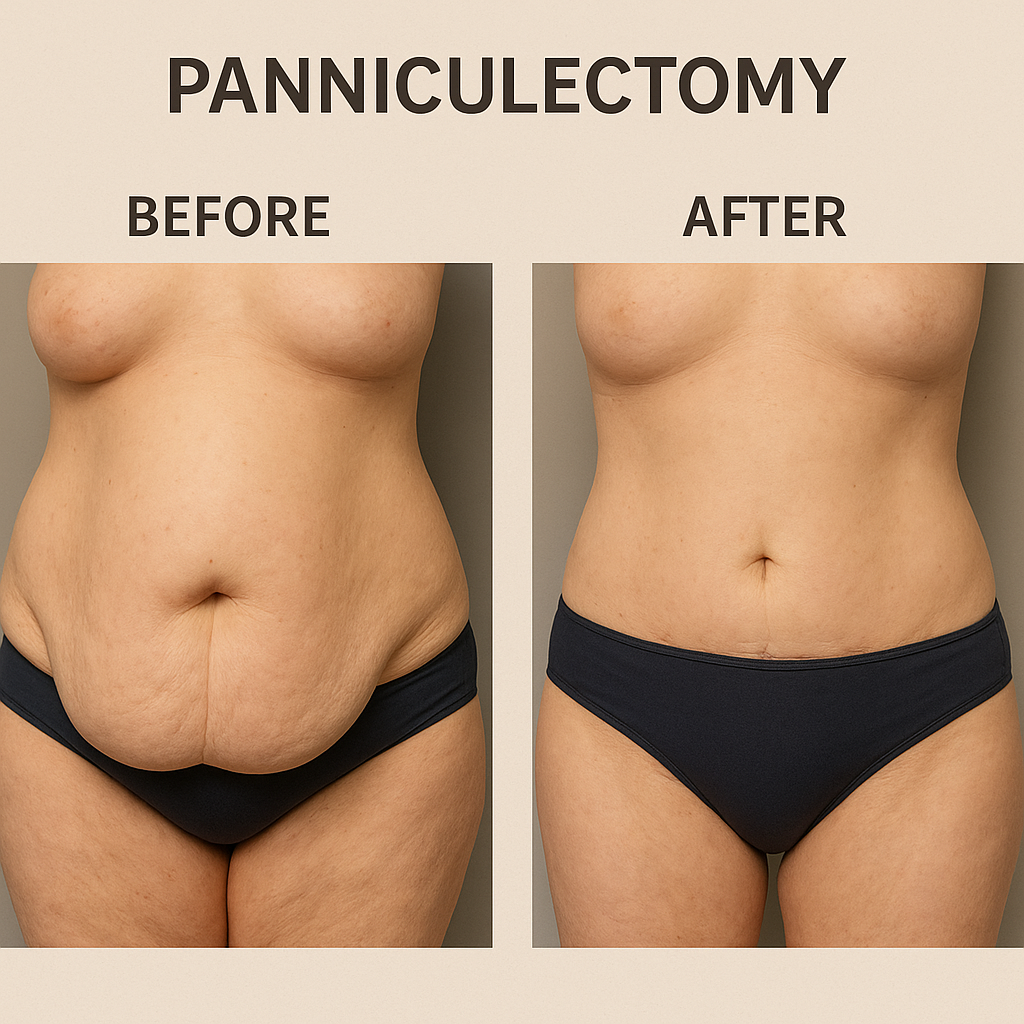 Panniculectomy vs tummy tuck pictures
