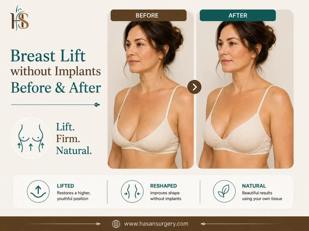 Breast Lift without Implants Before and After